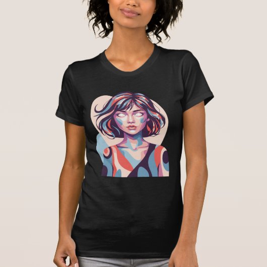 T-shirt Abstrait Elegance (Devant)