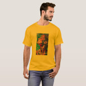 T-shirt Abstrait Face Art Hommes (Devant entier)