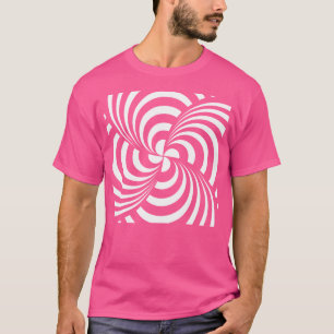 T-shirt Abstrait Géométrique Artisticité Noir Et Blanc Opt