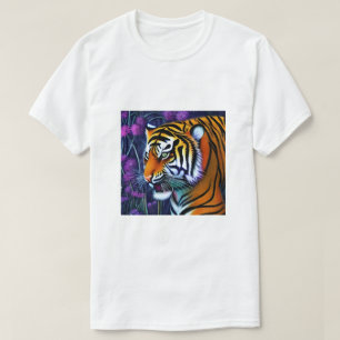 T-shirt Abstrait Majestic Predator Tiger