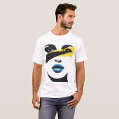 T-shirt abstrait minimaliste (Devant entier)