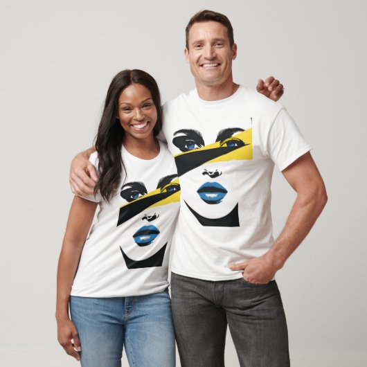 T-shirt abstrait minimaliste (Unisexe)