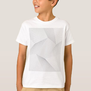 T-shirt Abstrait, moderne, simple, dynamique motif de lign