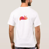 T-shirt Abstrait Orange Bird (Dos)