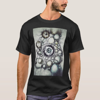 T-Shirt Abstrait Perception de l'Œil Neurographiqu
