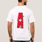 T-shirt Abstrait pour hommes (Dos)