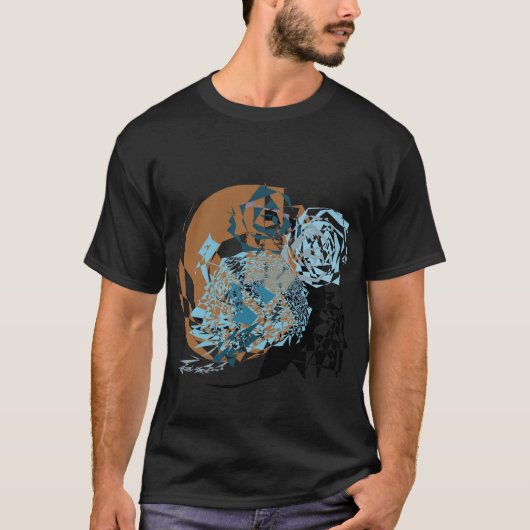 T-shirt Abstrait Space World (Devant)