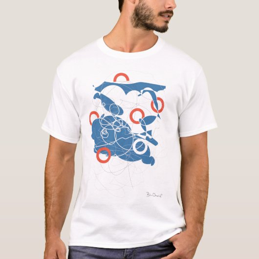 T-shirt Abstrait Suzukigo (Devant)