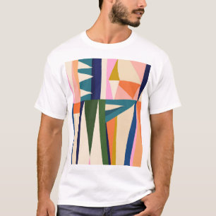 T-shirt Abstrait tendance : Main colorée dessinée.