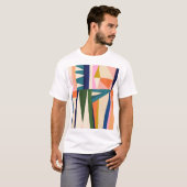 T-shirt Abstrait tendance : Main colorée dessinée. (Devant entier)