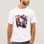 T-shirt Abstrait urbain dynamique (Devant)
