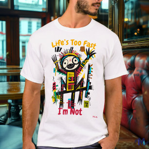 T-shirt Abstrait Vibrant
