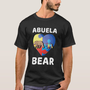 T-shirt Abuela Bear Monde Sensibilisation à l'autisme Fami