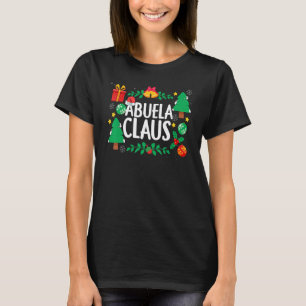 T-shirt Abuela Claus Arbre de Noël Ornements Fa Correspond