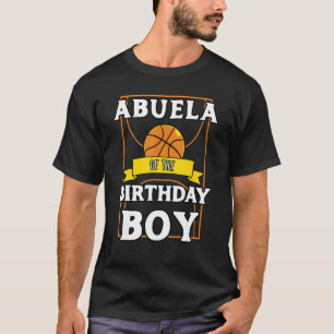 T-shirt Abuela De L'Anniversaire Baller Basketball Anniver