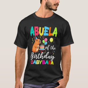T-shirt Abuela De L'Anniversaire Capybara Fête Anniversair