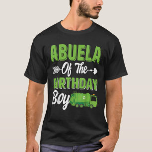 T-shirt Abuela De L'Anniversaire Garbage Truck Corresponda