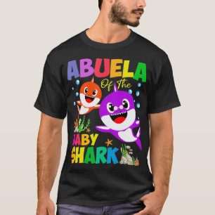 T-shirt Abuela Du Bébé Requin Anniversaire Abuela Shark _1