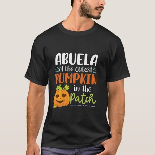 T-shirt Abuela Du Citrouille Le Plus Cul Dans Le Patch Hal (Devant)