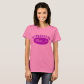 T-shirt Abuela fier (pourpre) (Devant entier)