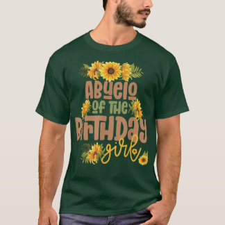 T-shirt Abuelo Anniversaire Fille tournesol Fête Anniversa