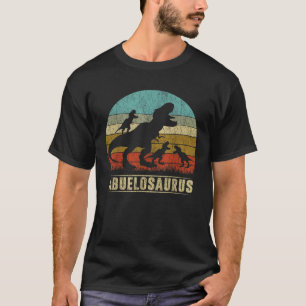 T-shirt Abuelo saurus T Rex Dinosaur 3 trois enfants
