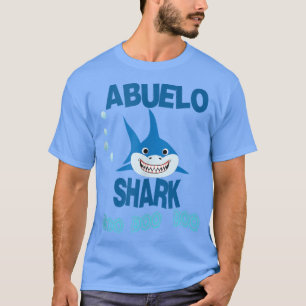 T-shirt Abuelo Shark Cadeau Grandpa Camisa de Regalo Abuel