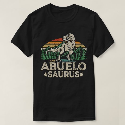T-shirt Abuelosaurus Dinosaur Grandpa Saurus Fête des père (Design devant)