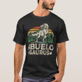 T-shirt Abuelosaurus Dinosaur Grandpa Saurus Fête des père (Devant)