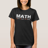 Abus mental de maths à la chemise drôle d'humains