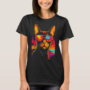 T-shirt Abyssinian Cat Beach Party