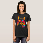 T-shirt Abyssinian Cat Beach Party (Devant entier)