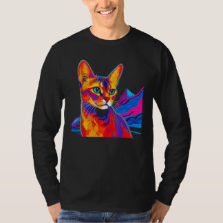 T-shirt Abyssinian Cat Mountain