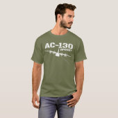 T-shirt AC-130 Éffrayant Gunship Avion militaire Éffrayant (Devant entier)