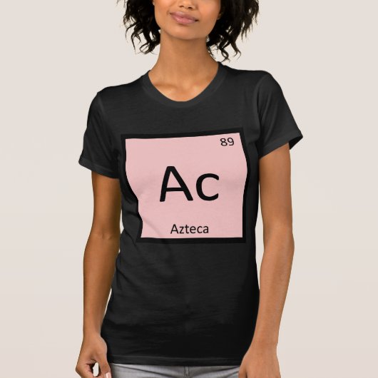 T-shirt Ac - Azteca, élément de chimie du cheval espagnol (Devant)