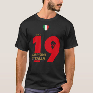 T-shirt AC Milan CAMPIONI D&X27 ; Champions ITALIENS D'Ita