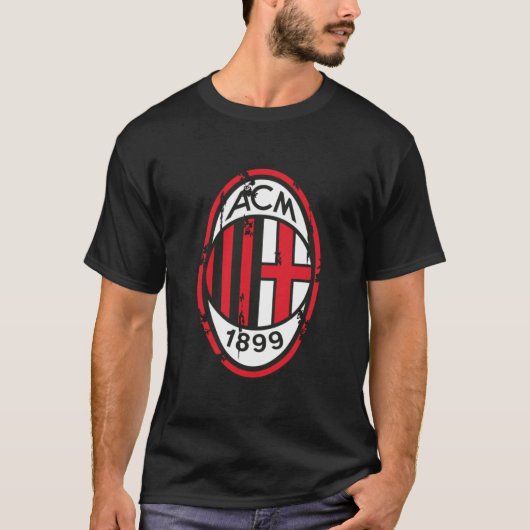 T-shirt Ac milan rétro (Devant)