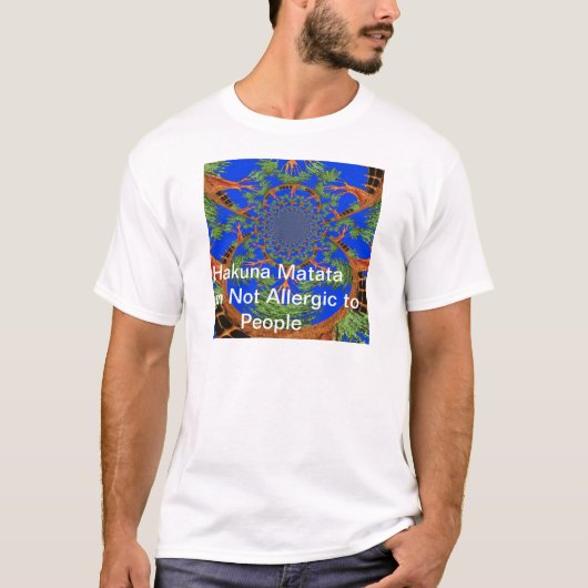 T-shirt Acacia Alchemy : Je ne suis pas allergique à l'art (Devant)