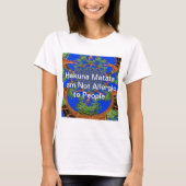 T-shirt Acacia Alchemy : Je ne suis pas allergique à l'art (Devant)