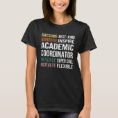 T-shirt Academic Coordinator  Appreciation (Devant)