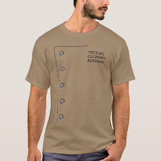 T-shirt Académie culinaire Totsuki Anime Manga Cosplay Sho