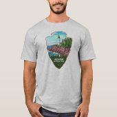 T-shirt Acadia National Park Maine Arrowhead (Devant)