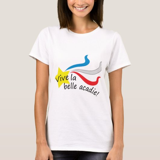 T-shirt Acadie de belle de La de Vive (Devant)