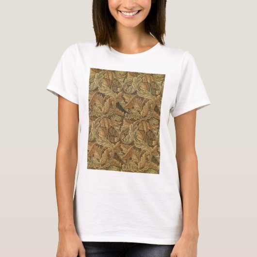 T-shirt Acanthus Feuilles de William Morris, Antique Texti (Devant)