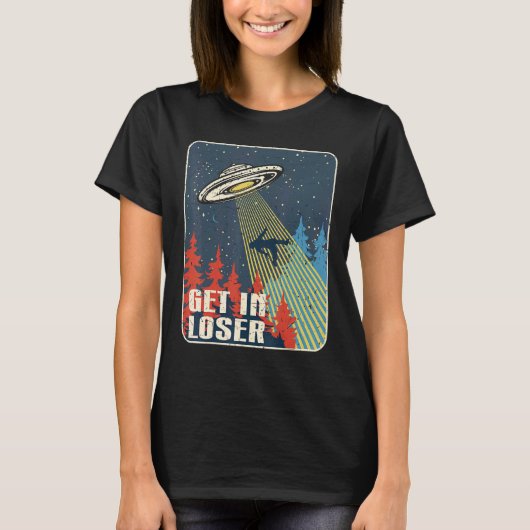 T-shirt Accéder À L'Alien Loser Ufo (Devant)