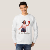 T-shirt Accéder au message Tee (Devant entier)