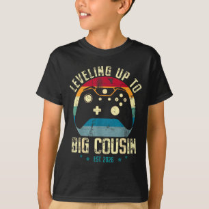 T-shirt Accéder au statut de grand cousin 2026 promu grand