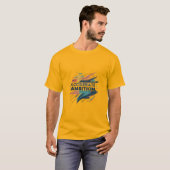 T-shirt Accélérer l'ambition." Afficher les brouillons (Devant entier)