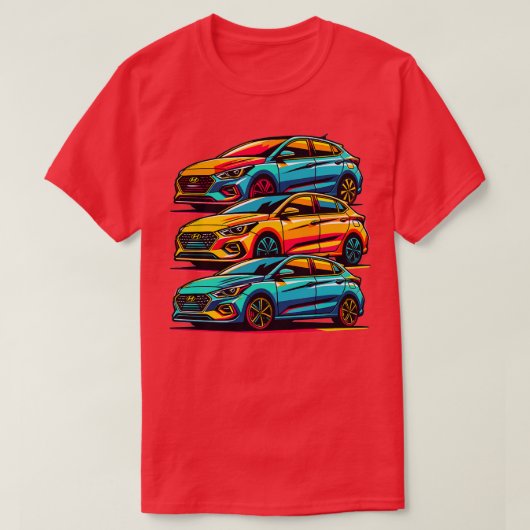 T-shirt Accent Hyundai 6 (Design devant)