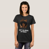 T-shirt Accept And Embrace Differences Curly Afro Melanin (Devant entier)